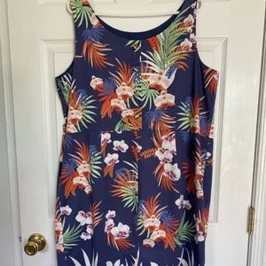 Talbots Women’s Sundress Blue Floral 16W